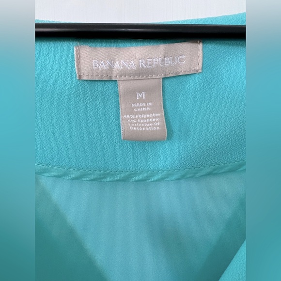 BANANA REPUBLIC DRESS size 8 Robins egg blue - Picture 4 of 5